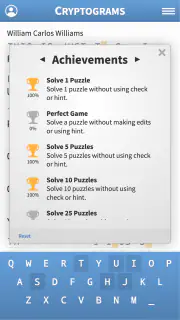 Cryptogram · Cryptoquote Game screenshot 6