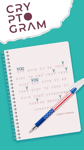 Cryptogram - Word Brain Puzzle screenshot