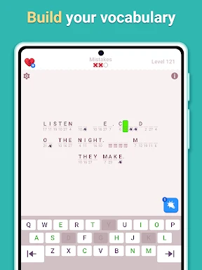 Cryptogram - Word Brain Puzzle screenshot