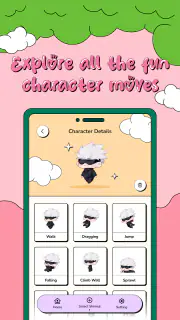 Cute Shimee: Anime Screen Pet screenshot 4