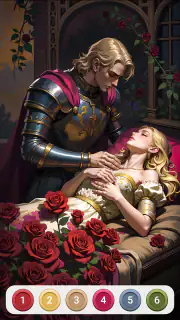 Dark Fairytale Color by Number screenshot 1