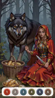 Dark Fairytale Color by Number screenshot 3