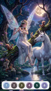 Dark Fairytale Color by Number screenshot 4