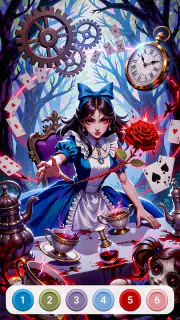 Dark Fairytale Color by Number screenshot 5