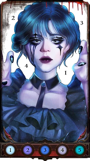 Dark, Horror Color by Number screenshot