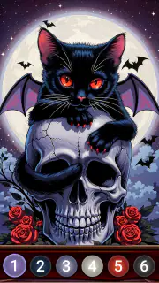 Dark Night Paint by Numbers screenshot 6
