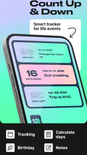 Day Counter. Count Up & Down screenshot 1