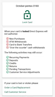 Direct Express® Mobile screenshot 3