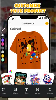DIY T-shirt Design: Art & AI screenshot 1