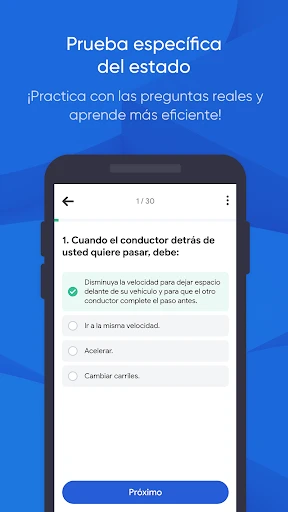 DMV Prueba de Práctica 2024 screenshot