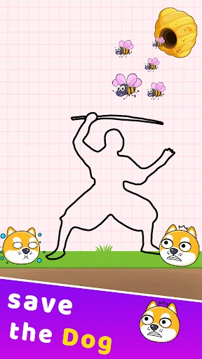 Dog Bee Rescue - Save the Dog screenshot