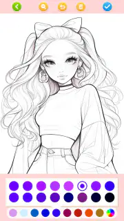 Doll Color: Princess Coloring screenshot 5