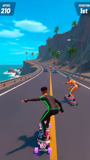 Downhill Skate Race screenshot 3