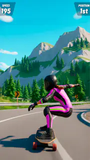 Downhill Skate Race screenshot 5