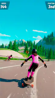 Downhill Skate Race screenshot 6