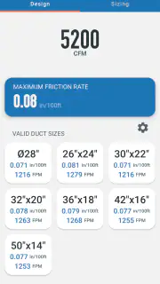 Ductulator Pro screenshot 1