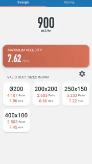 Ductulator Pro screenshot 3