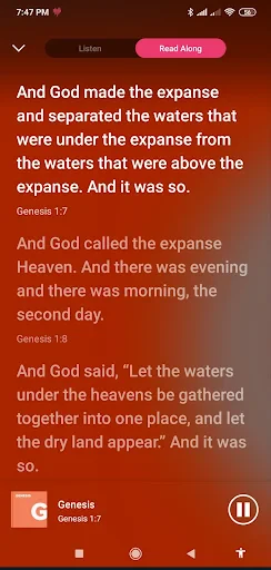 Dwell: Audio Bible screenshot