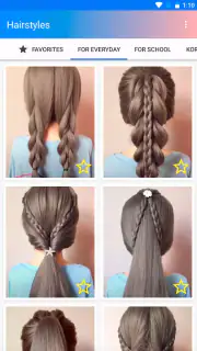 Easy hairstyles step by step screenshot 1