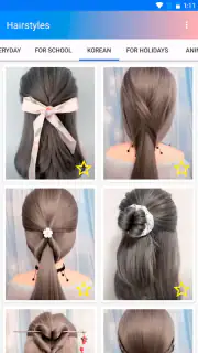Easy hairstyles step by step screenshot 2