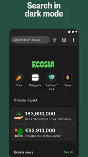 Ecosia - Safe Internet Browser screenshot 7