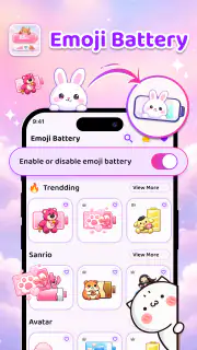 Emoji Battery Icon Customize screenshot 1