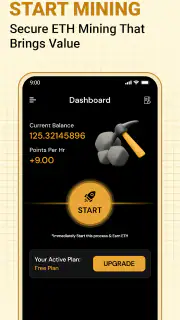 ETH Cloud Miner- Earn Ethereum screenshot 2