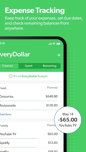 EveryDollar: Budget Planning screenshot