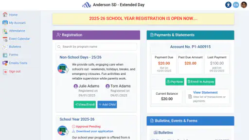 EZChildTrack Parent Portal screenshot 6