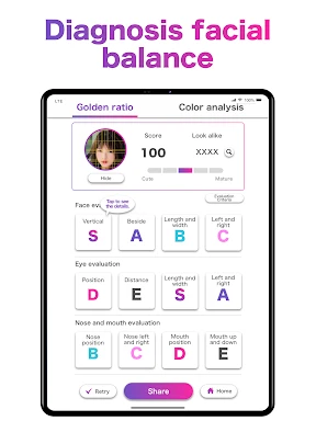 Face Shape & Color Analysis screenshot