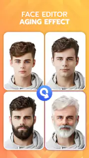 FaceLab Face Editor App, Aging screenshot 1