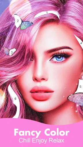 Fancy Color - Paint By Number screenshot
