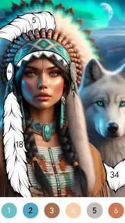 Fantasy Color By Number Game screenshot 3
