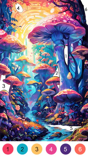 Magic Color Game Fantasy Color-Paint By Number Game Download - ViaAPK