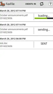 FaxFile - Send Fax from phone screenshot 4