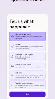 Faye Travel Insurance screenshot 5