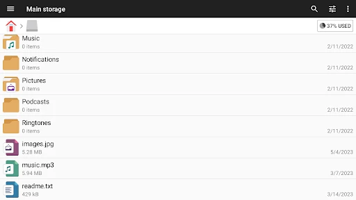 File Manager screenshot