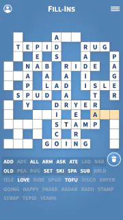 Fill-Ins · Word Fit Puzzles screenshot 1