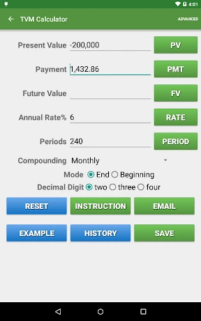 Financial Calculators Pro screenshot