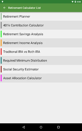 Financial Calculators Pro screenshot