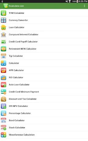 Financial Calculators Pro screenshot