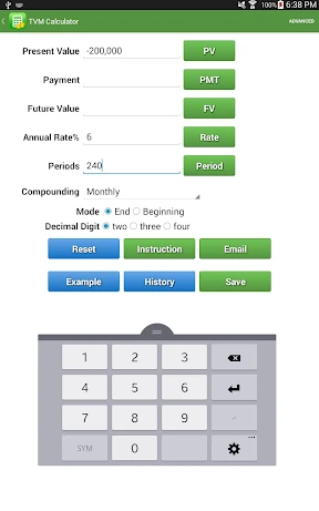 Financial Calculators Pro screenshot