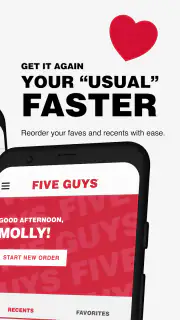 Five Guys Burgers & Fries screenshot 2