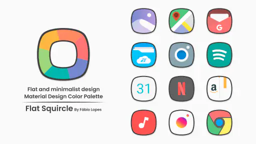 Flat Squircle - Icon Pack screenshot 2