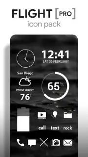 Flight Pro - White Icon Pack screenshot 1
