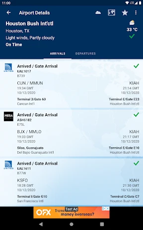 FlightAware Flight Tracker screenshot