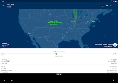 FlightAware Flight Tracker screenshot