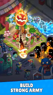 Flower vs zombie: City Defense screenshot 3