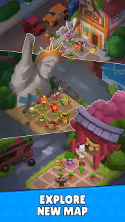 Flower vs zombie: City Defense screenshot 7