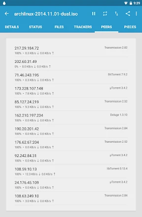 Flud - Torrent Downloader screenshot
